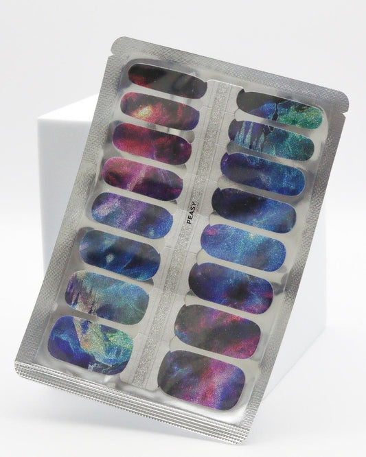 Nebular Glitter - Nail Polish Wraps