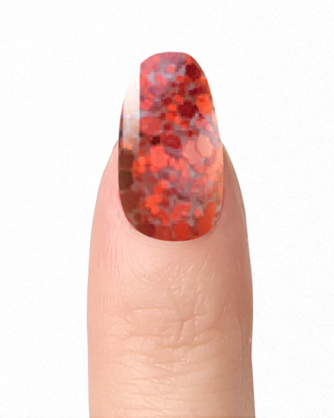 Red Confetti - Nail Polish Wraps