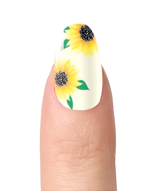 Sunflower Field - Nail Polish Wraps